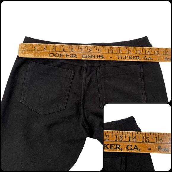 Xhilaration Black Mid Rise Pull On Legging Pants Slacks Large - Picture 8 of 11